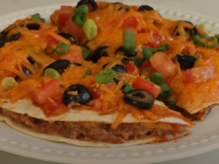 Vegan Copycat Taco Bell Mexican Pizza
