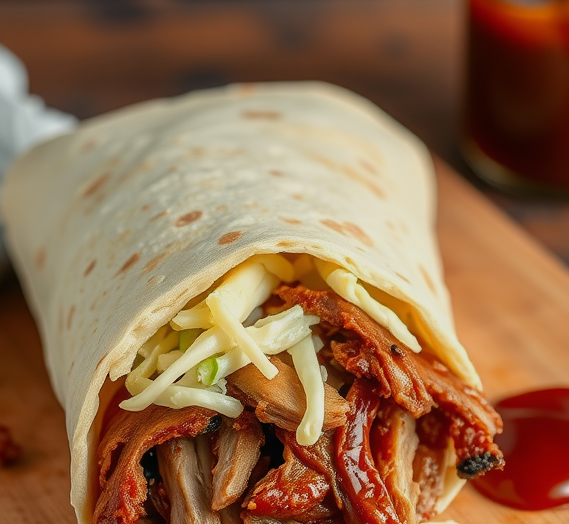 Spicy Chicken Caesar Wrap