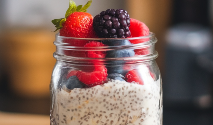 Overnight Oats with Chia Seeds