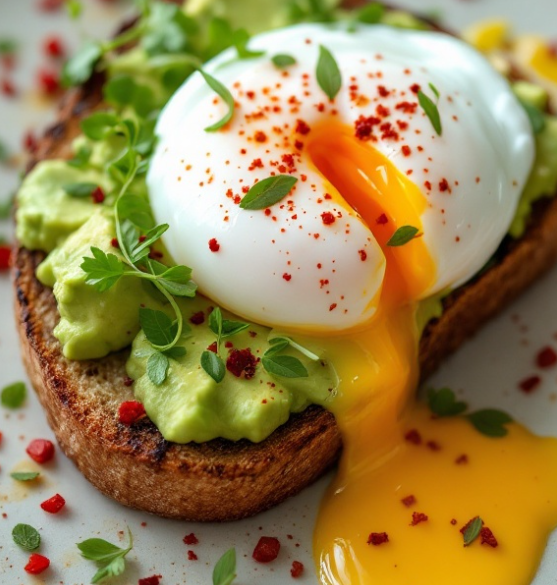 Avocado Toast with Poached Egg