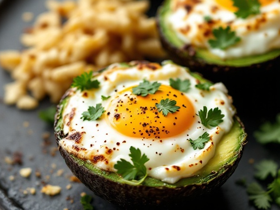 Baked Eggs in Avocado Halves