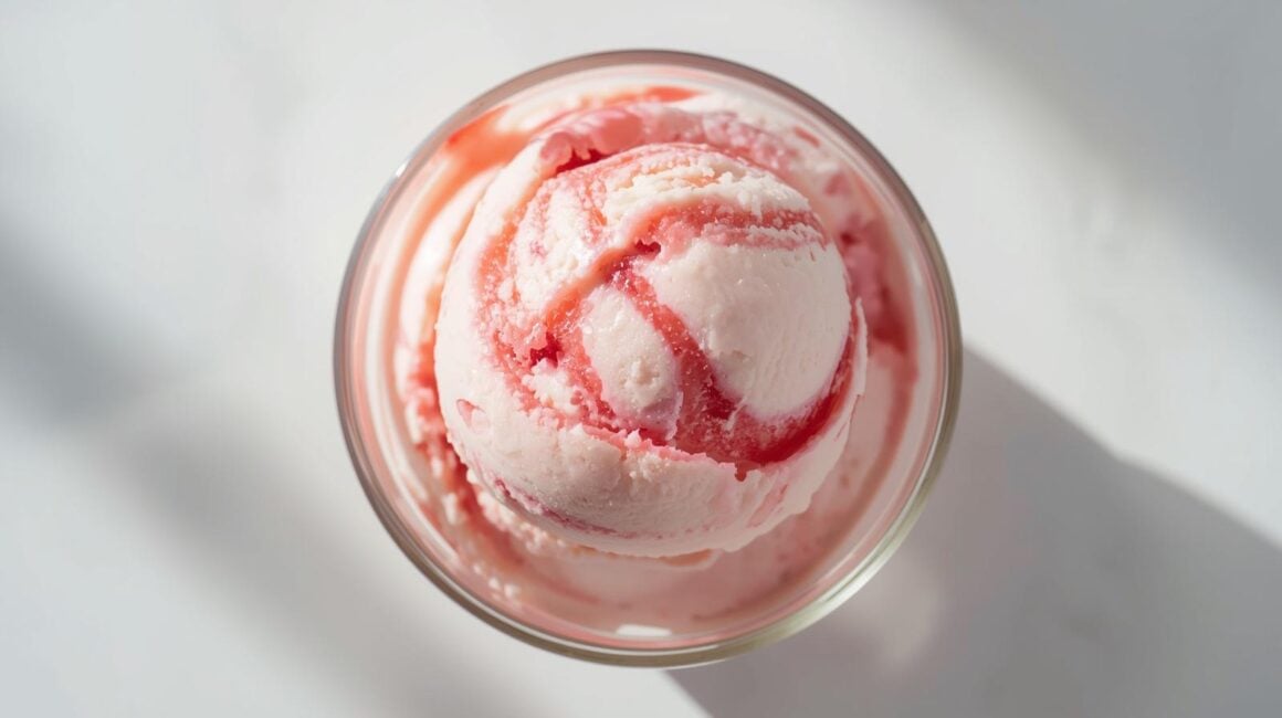 Strawberry Swirl Ice Cream