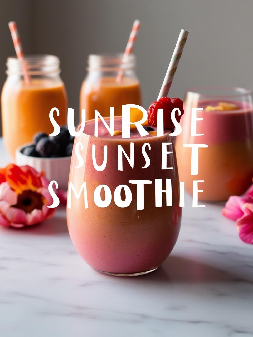 Sunrise Sunset Smoothie Recipe