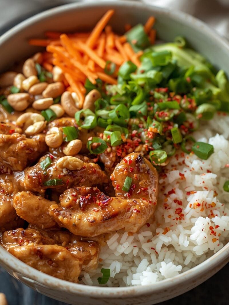 Thai Peanut Chicken Bowl