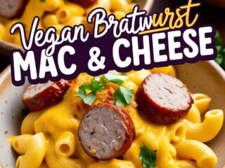 Vegan Bratwurst Mac and Cheese