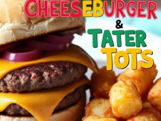 Vegan Cheeseburger Tater Tots