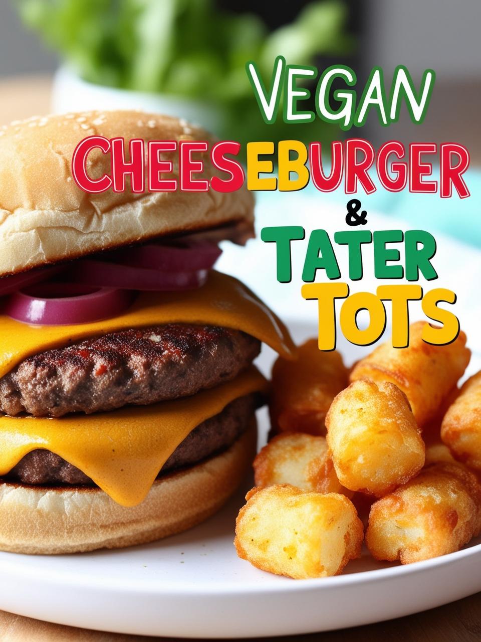 Vegan Cheeseburger Tater Tots