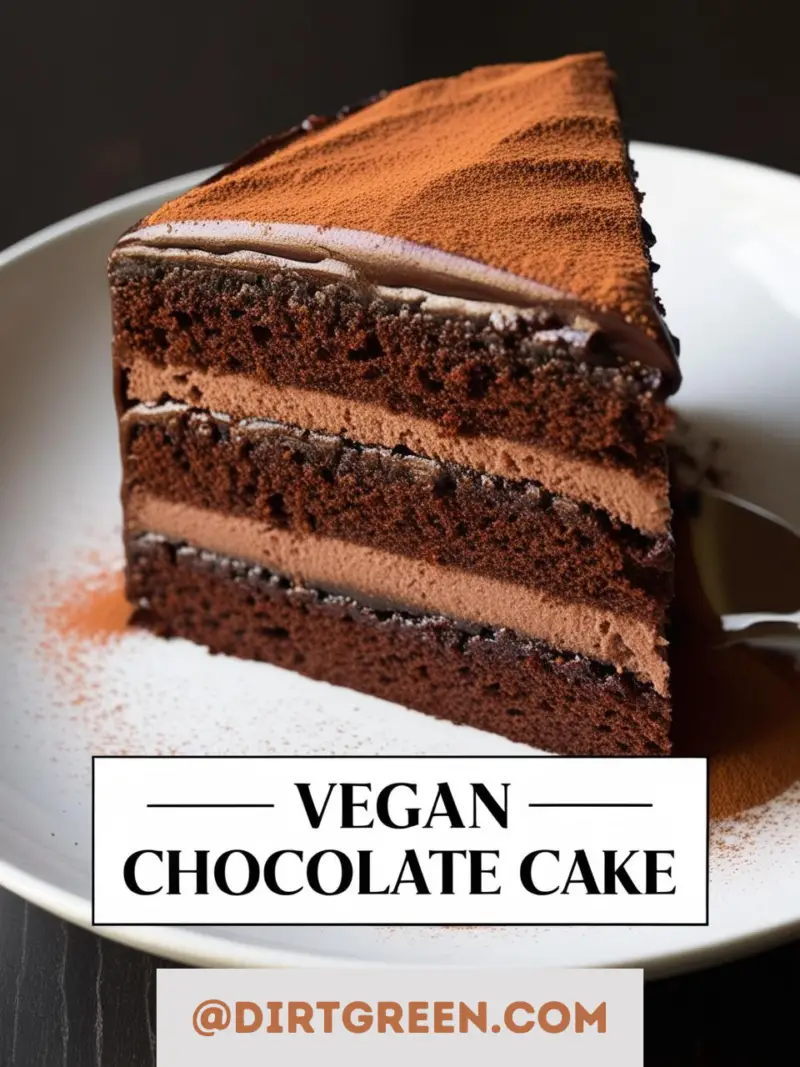 Vegan Chocolate Cake Recipe