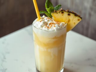 Vegan Piña Colada Mocktail
