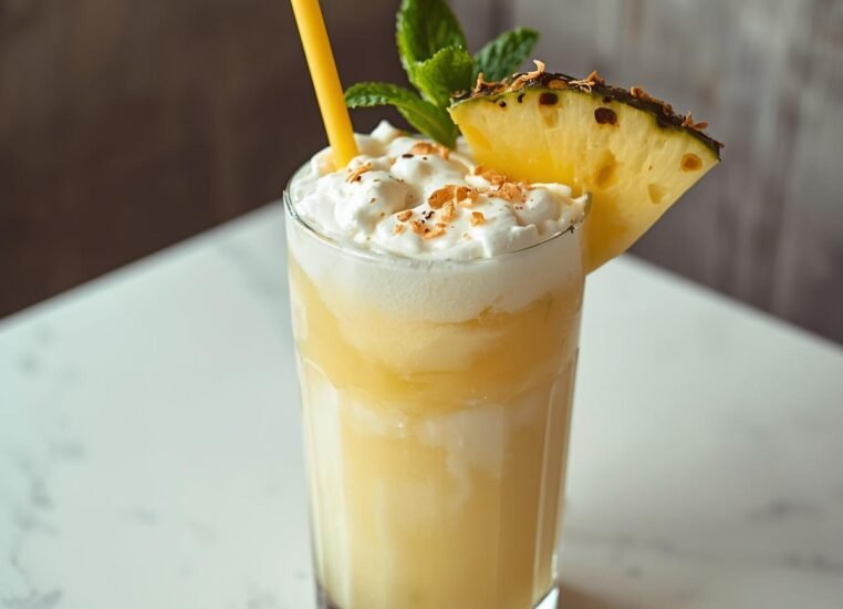 Vegan Piña Colada Mocktail