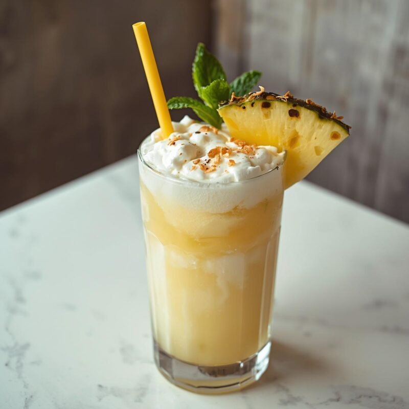  Vegan Piña Colada Mocktail