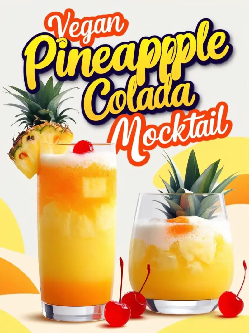 Vegan Piña Colada Mocktail