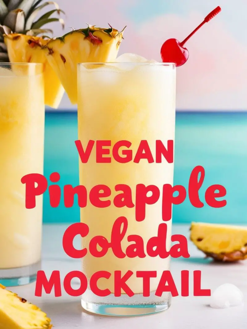 Vegan Piña Colada Mocktail