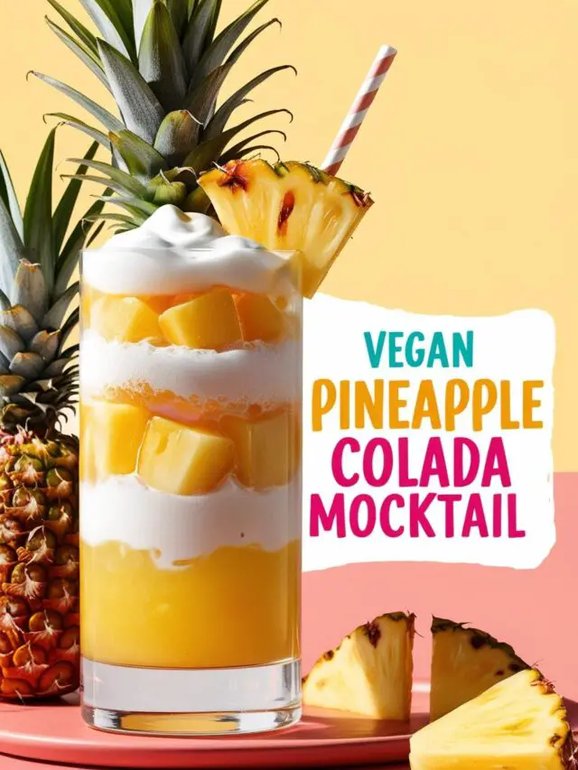 Vegan Piña Colada Mocktail