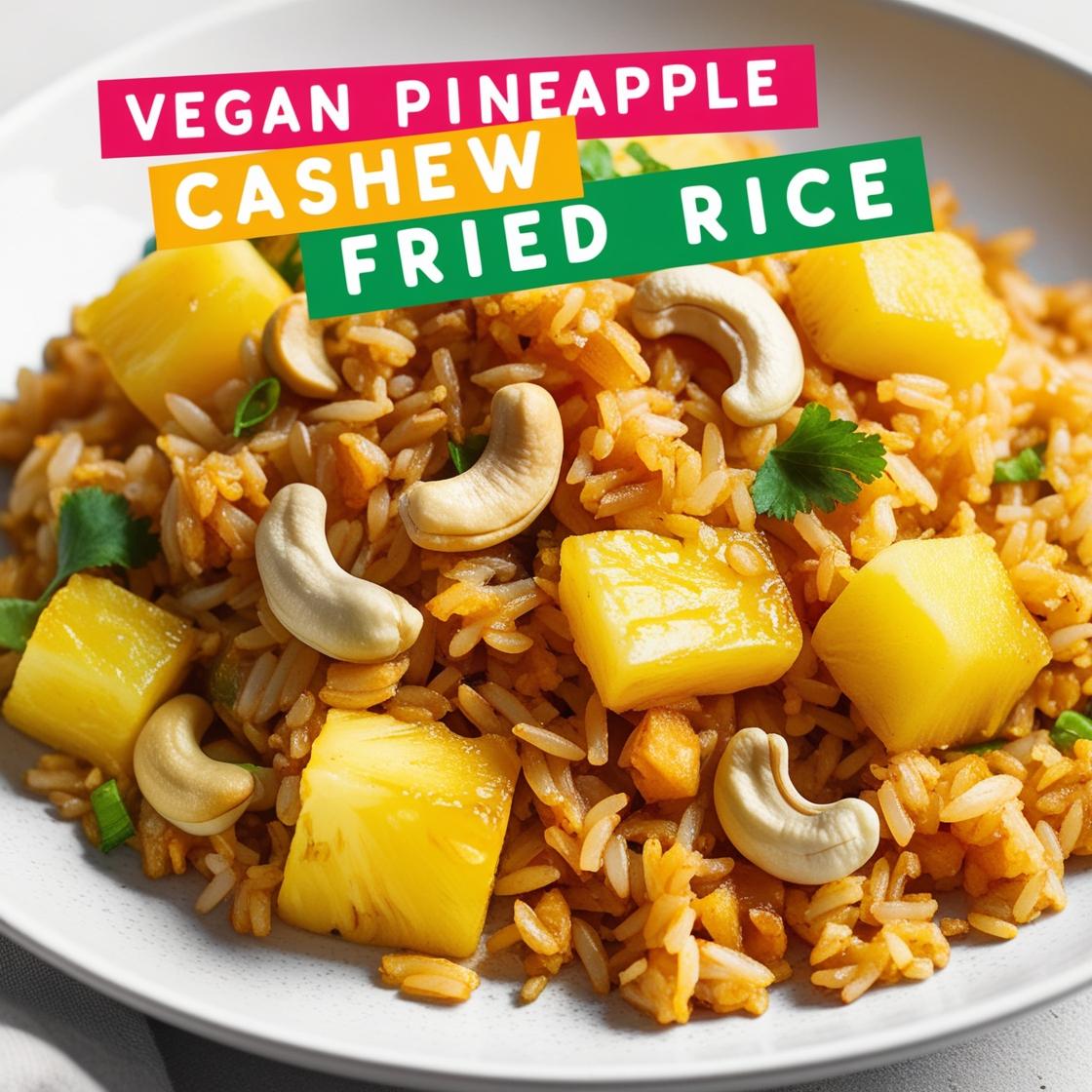 Vegan Pineapple Cashew Fried Rice