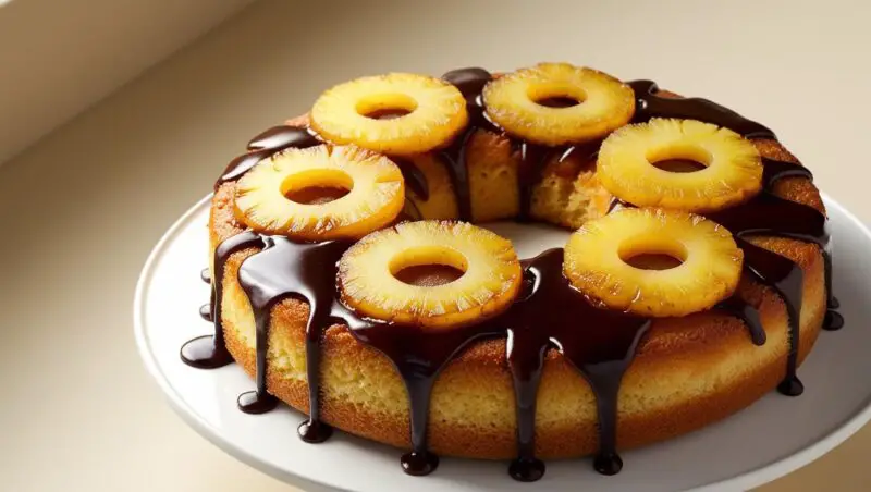 Vegan Pineapple Upside-Down Cake