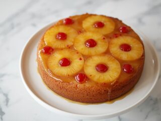 Vegan Pineapple Upside-Down Cake