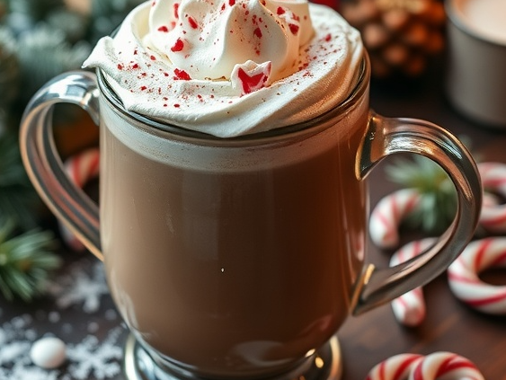Peppermint Mocha Hot Chocolate
