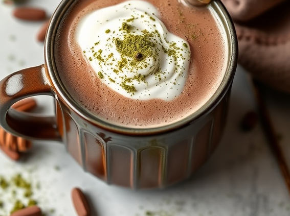 Matcha Hot Chocolate Fusion