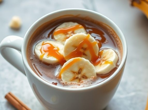 Caramelized Banana Hot Chocolate