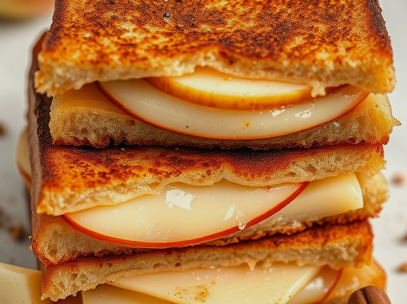 Apple and Cheddar Grilled Cheese