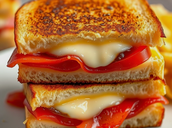 Bacon and Tomato Grilled Cheese