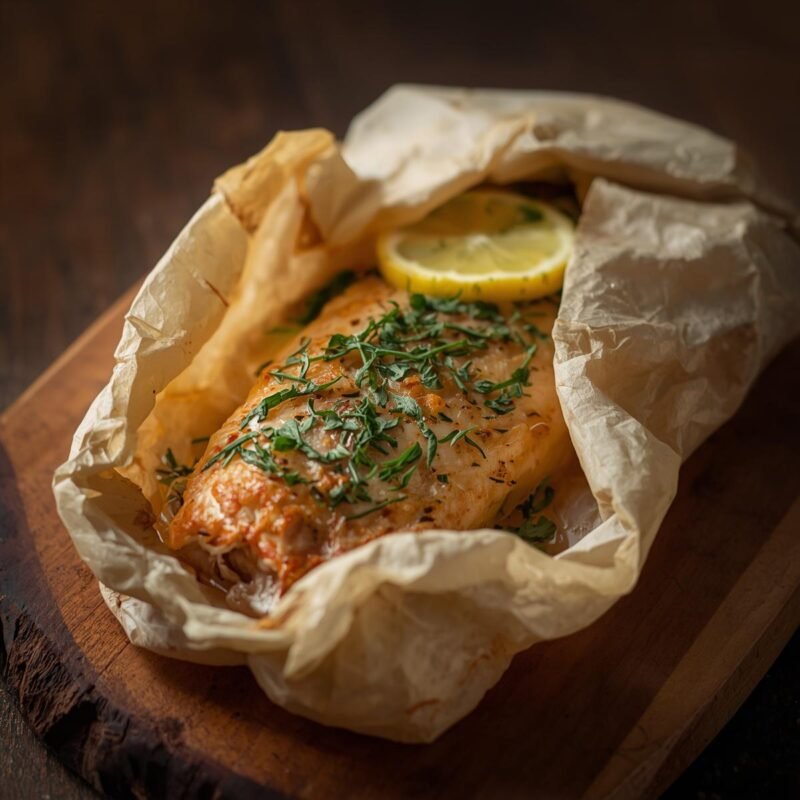 Baked Fish en Papillote