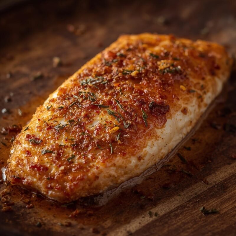 Cajun Spiced Baked Tilapia
