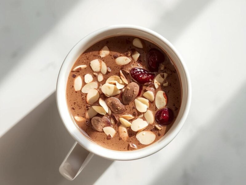 Cherry Almond Hot Chocolate