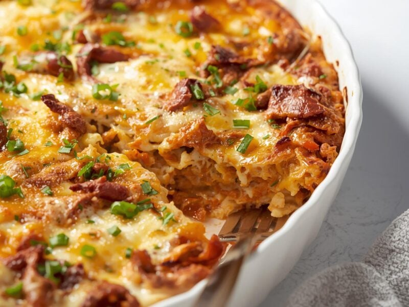 Chorizo and Cheese Breakfast Bake
