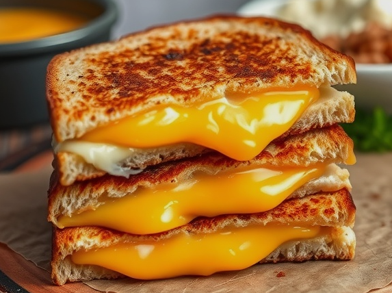 Four Cheese Grilled Cheese