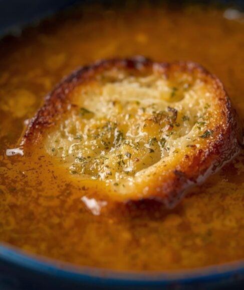 Garlic Bread Soup