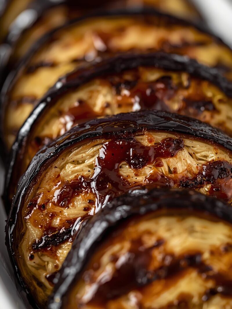 Grilled Eggplant with Balsamic Glaze