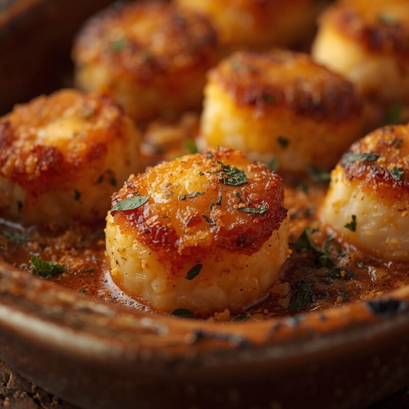 Italian Style Baked Scallops