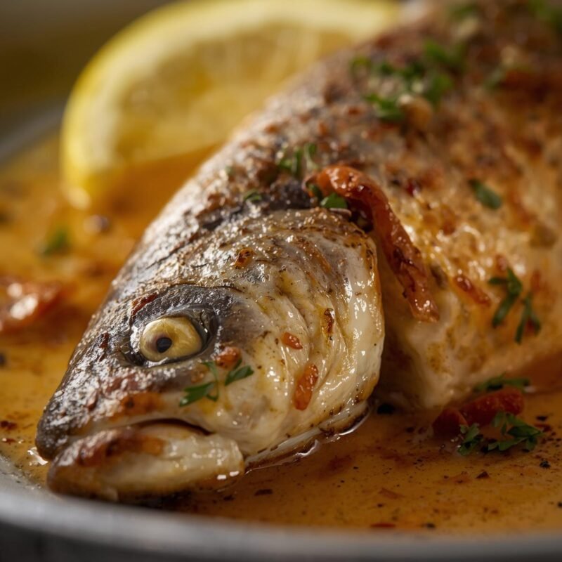 Mediterranean Baked Trout