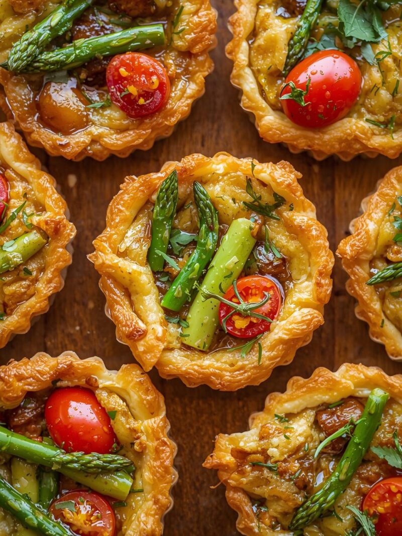 Mini Quiches with Seasonal Vegetables