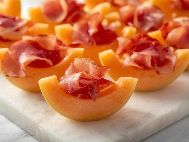 Prosciutto and Melon Bites