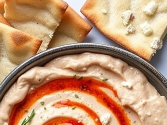 Roasted Red Pepper and Feta Dip