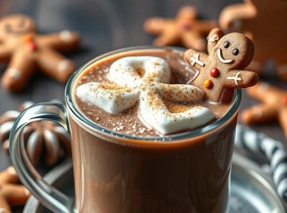 Gingerbread Hot Chocolate