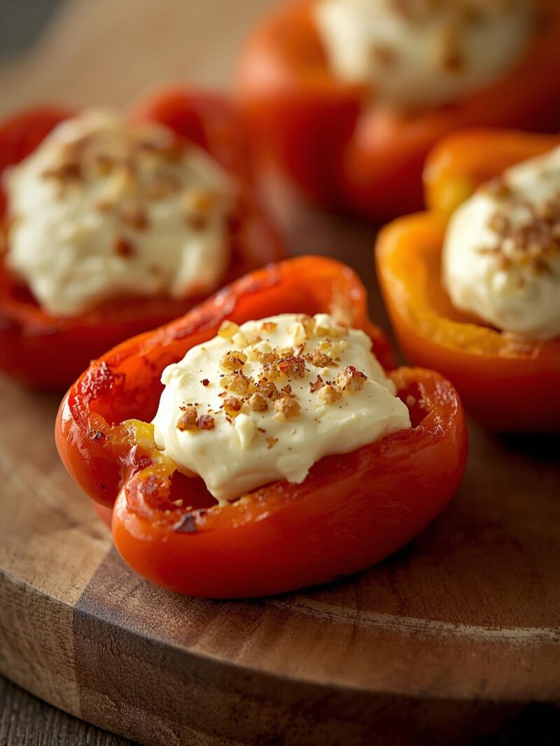 Stuffed Mini Peppers with Cream Cheese