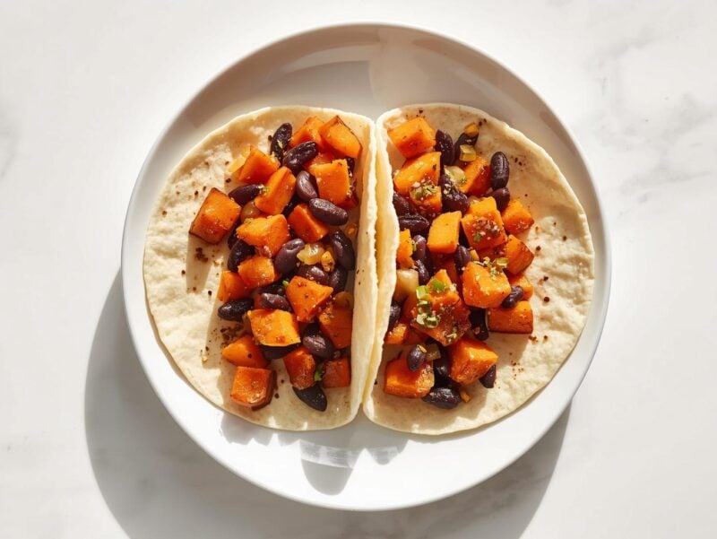 Sweet Potato and Black Bean Tacos