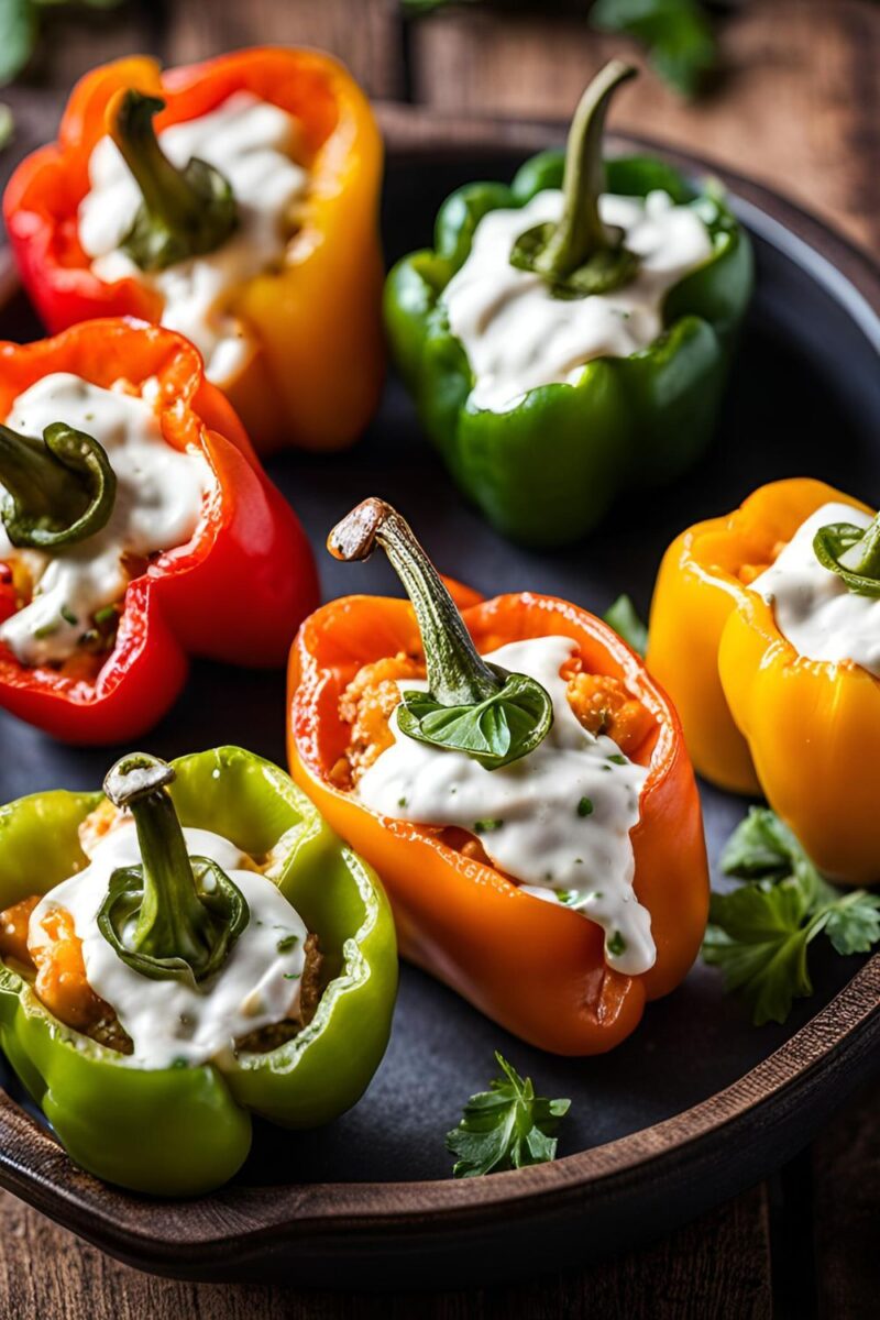 Stuffed Mini Peppers with Cream Cheese