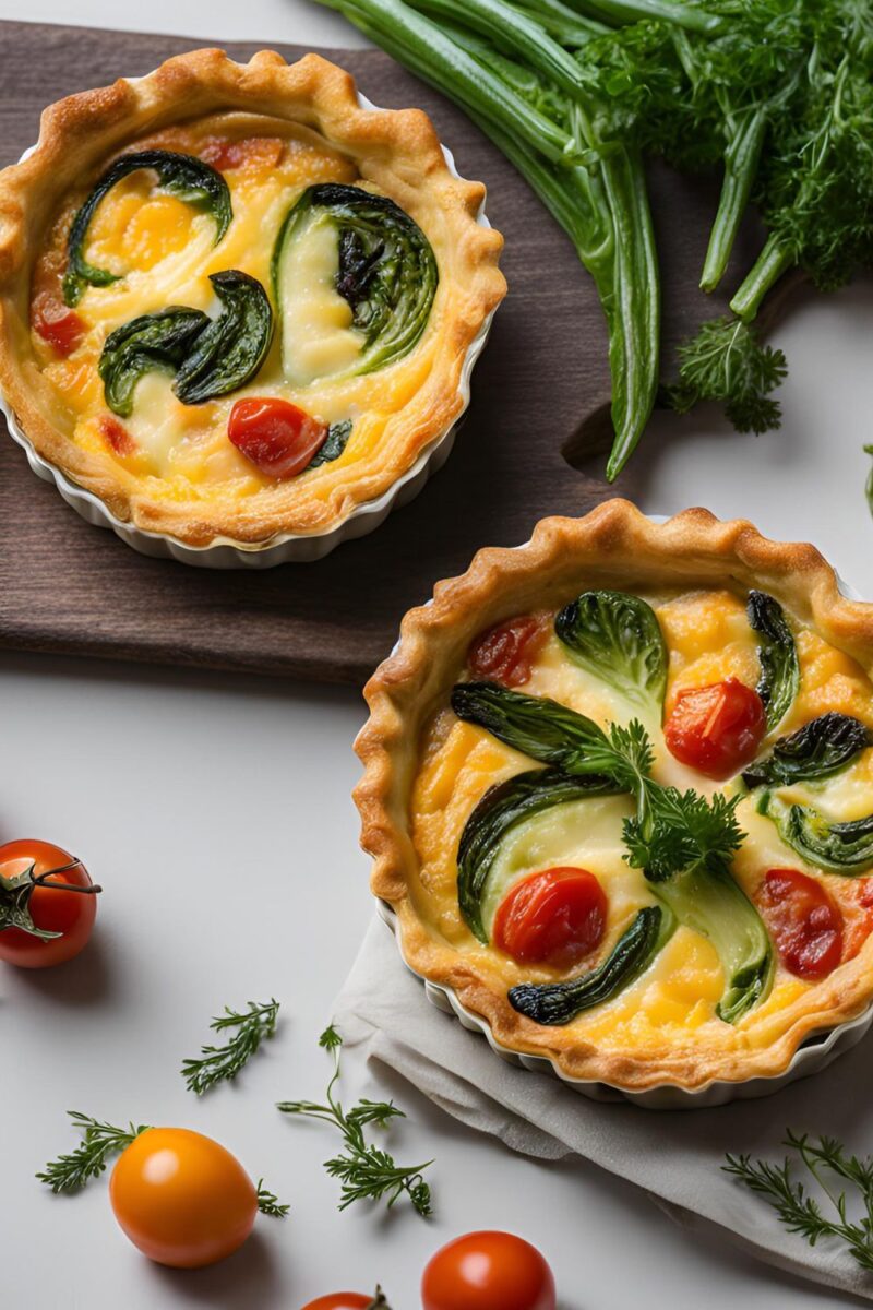 Mini Quiches with Seasonal Vegetables