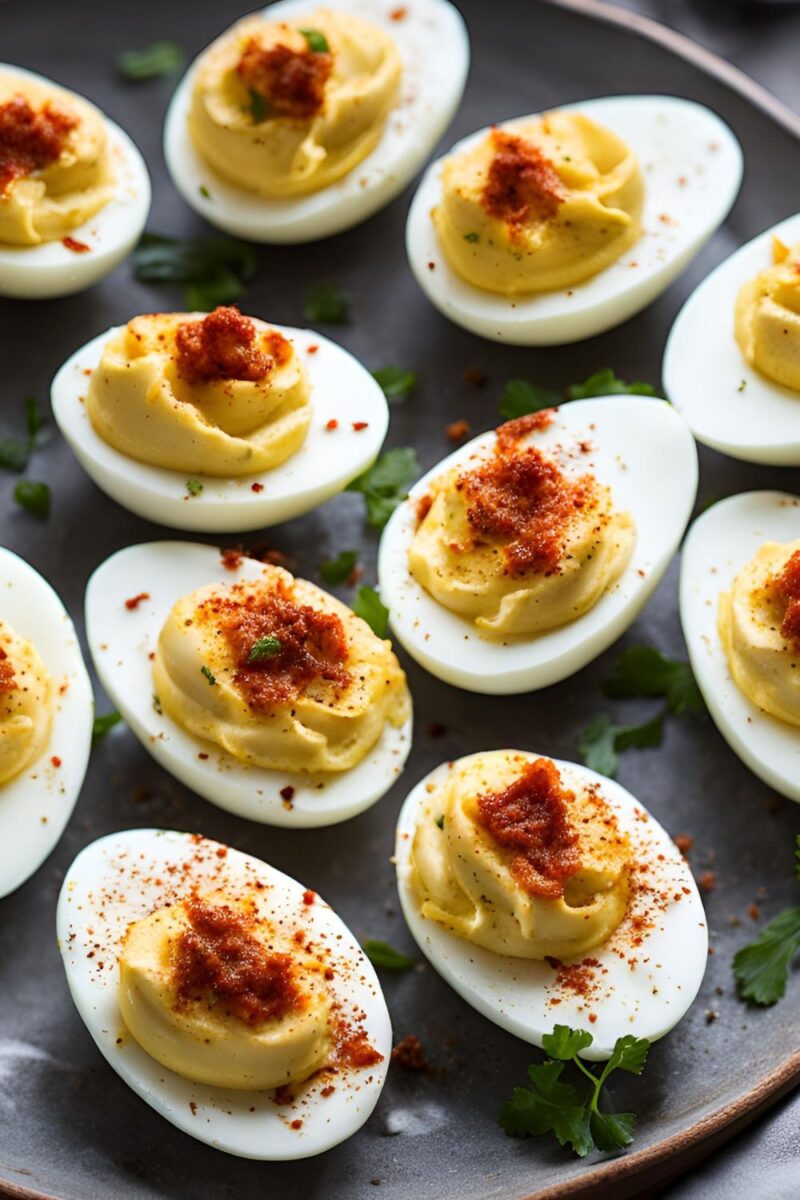 Classic Deviled Eggs with Paprika