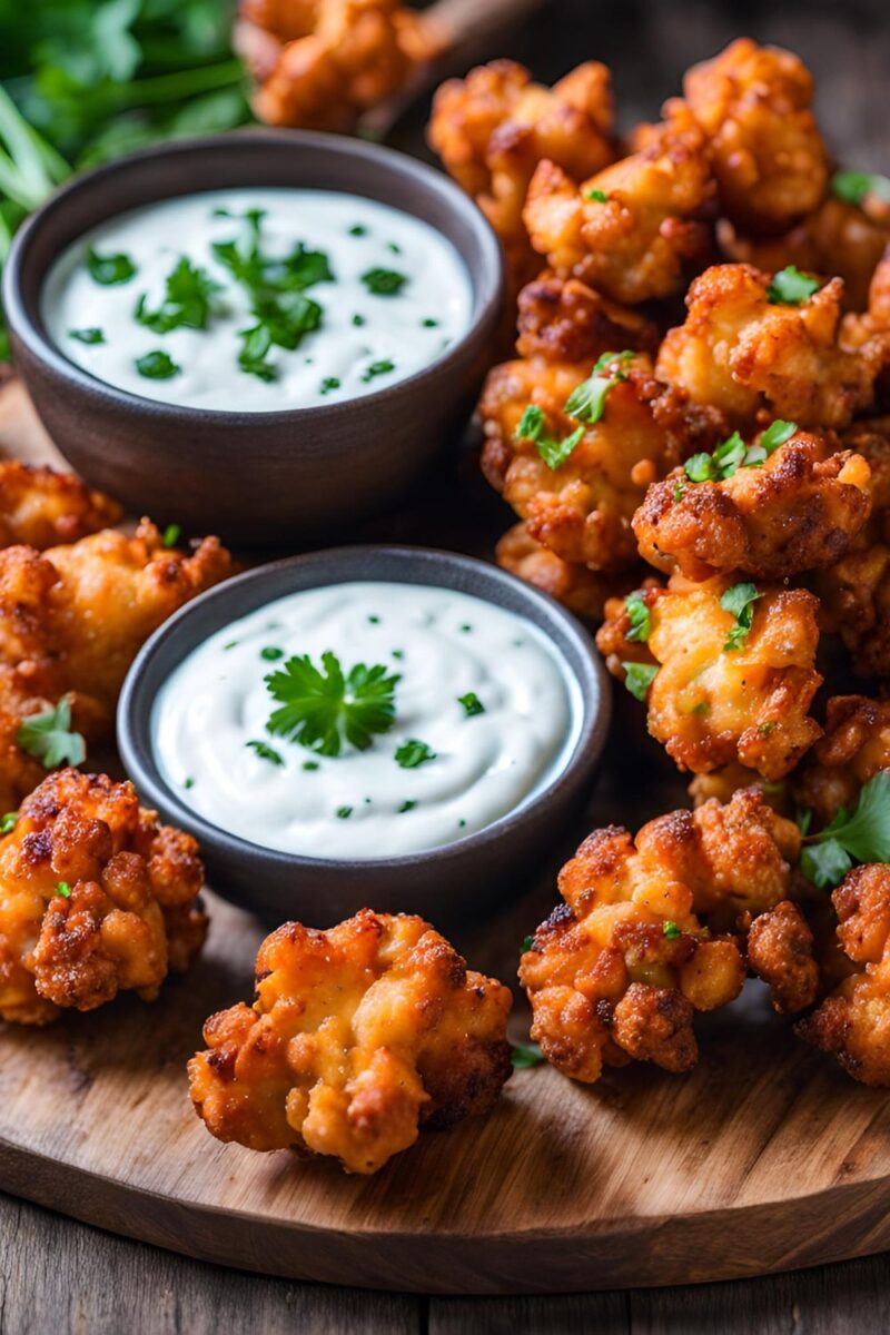 Buffalo Cauliflower Bites