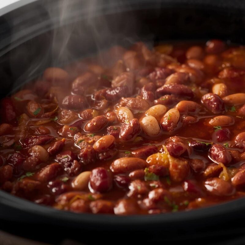 Vegetarian Chili Loaded with Beans