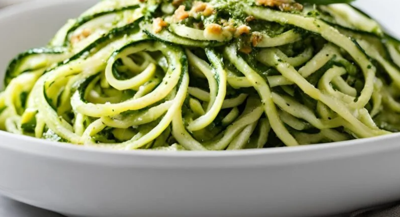 Zucchini Noodles with Pesto