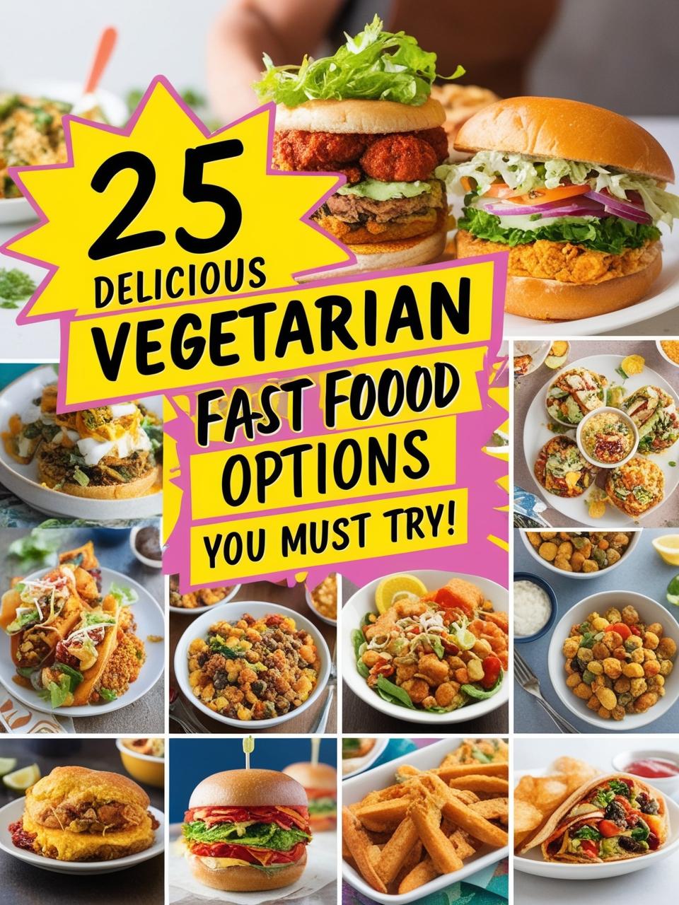 25 Delicious Vegetarian Fast Food Options You Must Try