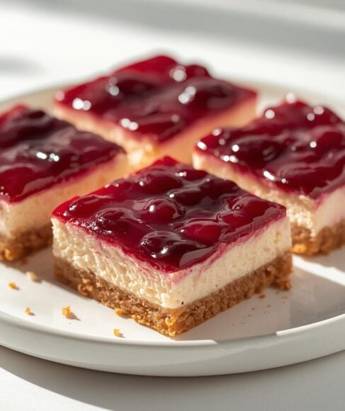 Cherry Cheesecake Bars Recipe
