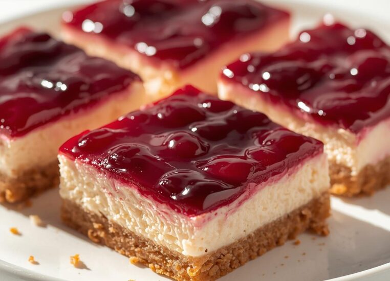 Cherry Cheesecake Bars Recipe
